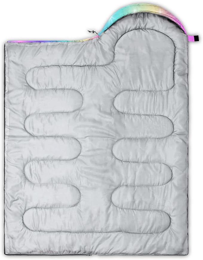 AILONEN Outer Space Astronaut Camping Sleeping BagsLightweight &amp Waterproof3 Season Warm &amp Cool WeatherCartoon Sleeping Bags for KidsBoys Girls TravellingOutdoors
