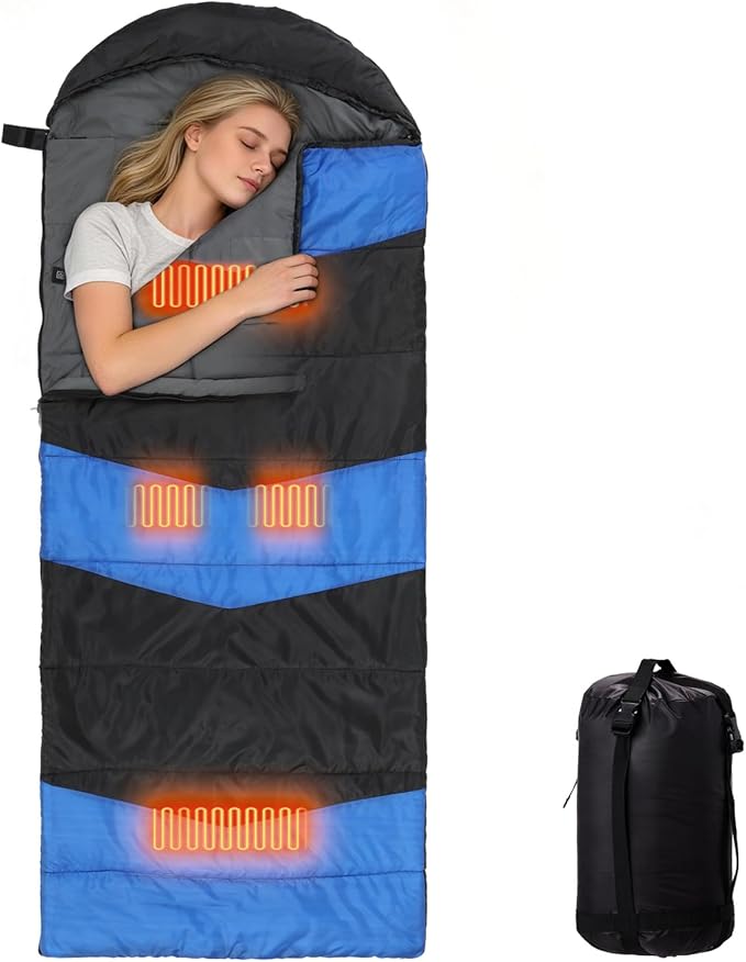 Outvita Camping Sleeping Bag Cold Weather &amp Warm for Adults Big and Tall Lightweight Waterproof Backpacking Camping Gear Equipment for TravelingHikingHotelOutdoor &amp Indoor