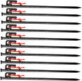 10Pcs Heavy Duty Tent Pegs with Storage Bag Durable Ground Nails for Outdoor Camping Garden and Beach Use Secure Your Tent from Wind and Movement