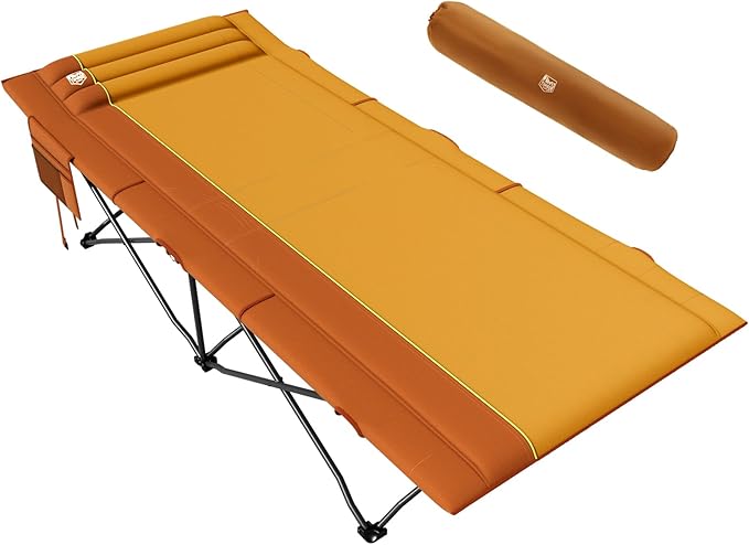 TIMBER RIDGE Extra Wide Heavy Duty Camping Cot for Adult Easy Set Up Oversized Sleeping Cot with Carry Bag for Camping Travel and Outdoors Support up to 450lbs