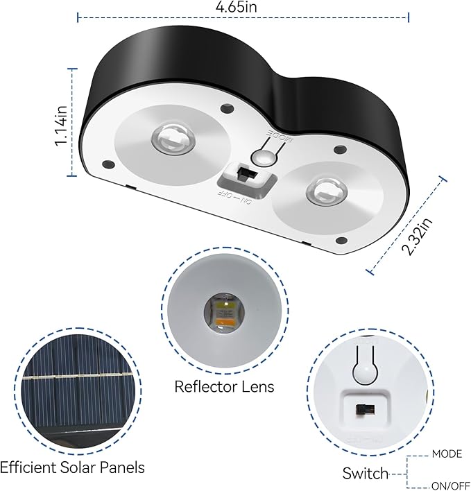 Solar Fence Lights Outdoor10 Colors &amp RGB Changing Solar Lights for FenceIp65 Waterproof Outdoor Lights for Pool Deck PatioPorchStairsHoliday（16P）
