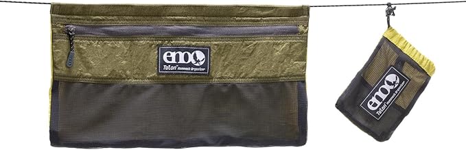 ENO Talon Hammock Organizer - Hanging Organizer for Camping &amp Backpacking Hammocks - Organizer Bag for Water Bottles Travel Essentials and Hiking Essentials