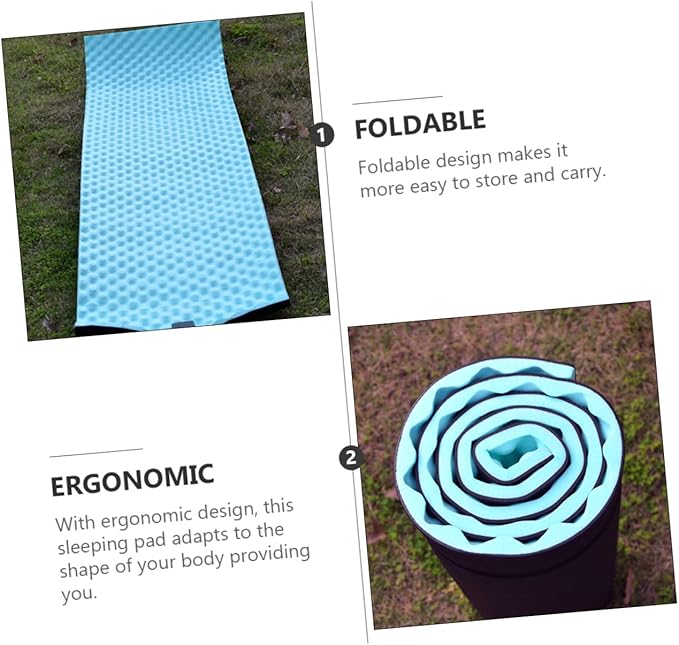 HEMOTON EVA Outdoor Sleeping Pad Waterproof Camping Blanket for Travel Office Napping and Picnics Lightweight and Portable Mat for Camping and Outdoor Use