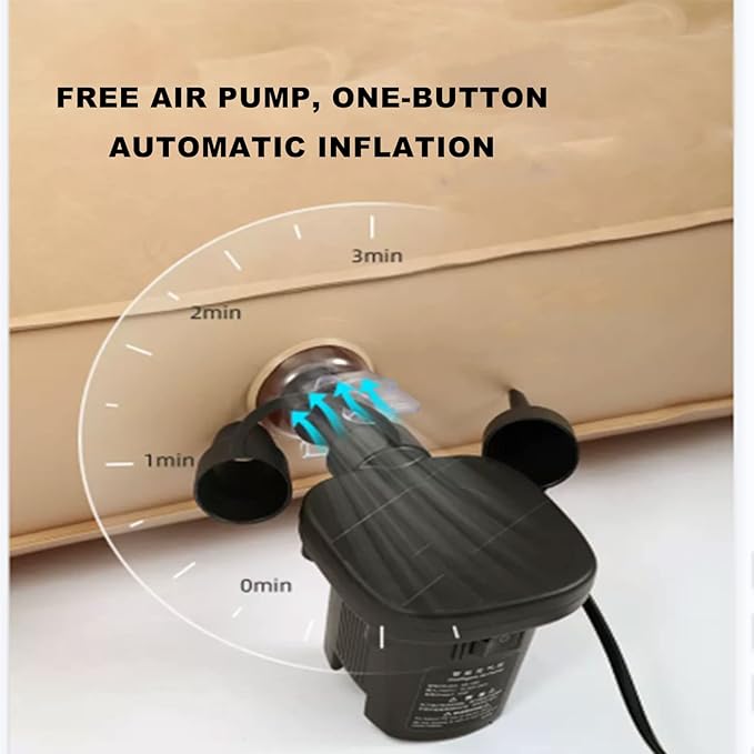Inflatable Mattress Outdoor Thickened Double Portable Air Cushion Suitable for Outdoor Camping Camping Family