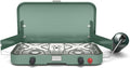 Coleman Cascade 222 2-Burner Camping Stove Portable Cooktop with 22000 BTUs Matchless Lighting &amp Dual Wind Guards Great for Outdoor Cooking Camping Tailgating Grilling BBQs &amp More