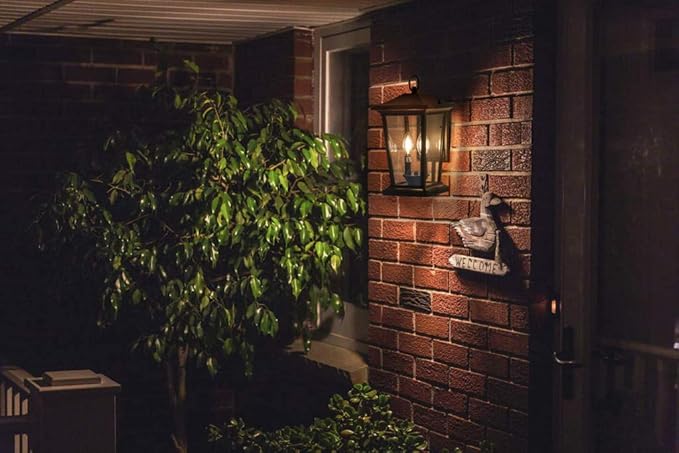 Outdoor Wall Lantern Large Exterior Waterproof Wall Sconce Light Fixture Black Anti-Rust Outside Porch Sconce Lights with Clear Glass