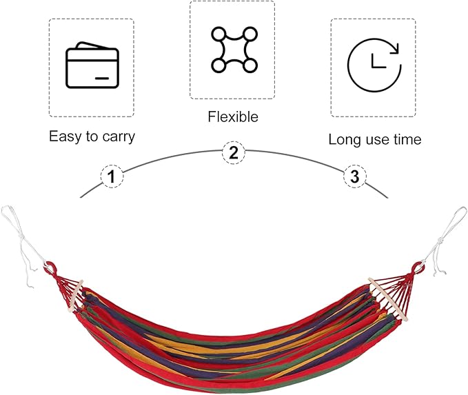 150kg Portable Camping Hammock Stand Outdoor Garden Beach Hammock Bug Net for Hiking