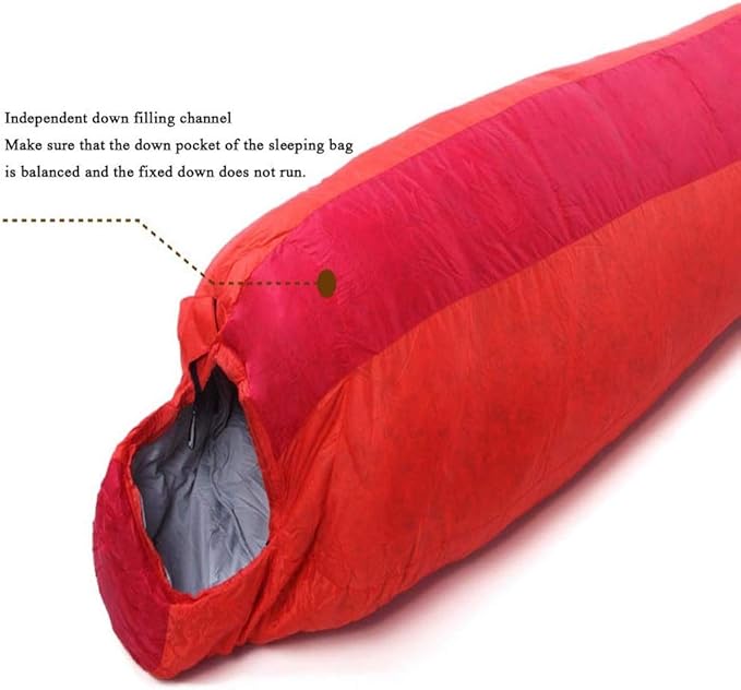 Mummy Sleeping BagSleeping Bag for Camping Hiking Backpacking and Travel - Waterproof Compact and Sack