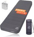 Self Inflating Sleeping PadMemory Foam Camping Mattress w/Detachable Electric Pump4 - Inch Thick Memory Foam for Ultimate Comfort for IndoorOutdoorRoad Trip4 - Season UseGray