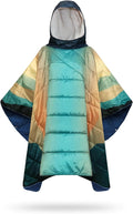 Camping Blanket Poncho Wearable Hoodie Blankets Outdoor Waterproof Windproof Warm Durable &amp Portable for Stadium Concerts CarTravel Beach Picnic Grass75 * 52 inch