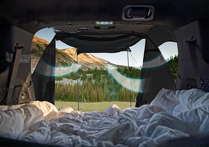 KAMPKEEPER SUV Car Tent Tailgate Shade Awning Tent for Camping Vehicle Camping Tents Outdoor Travel