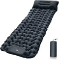 Thickened Inflatable Camping Mattress for Kia Stinger 2018-2025 Sedan 5-Seater Portable Air Bed for Camping Hiking and Outdoor TravelBlack