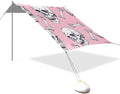 Beach Tent Sun Shelter Skulls Bones Lightweight &amp Easy Setup Beach Shade Canopy for Camping Fishing