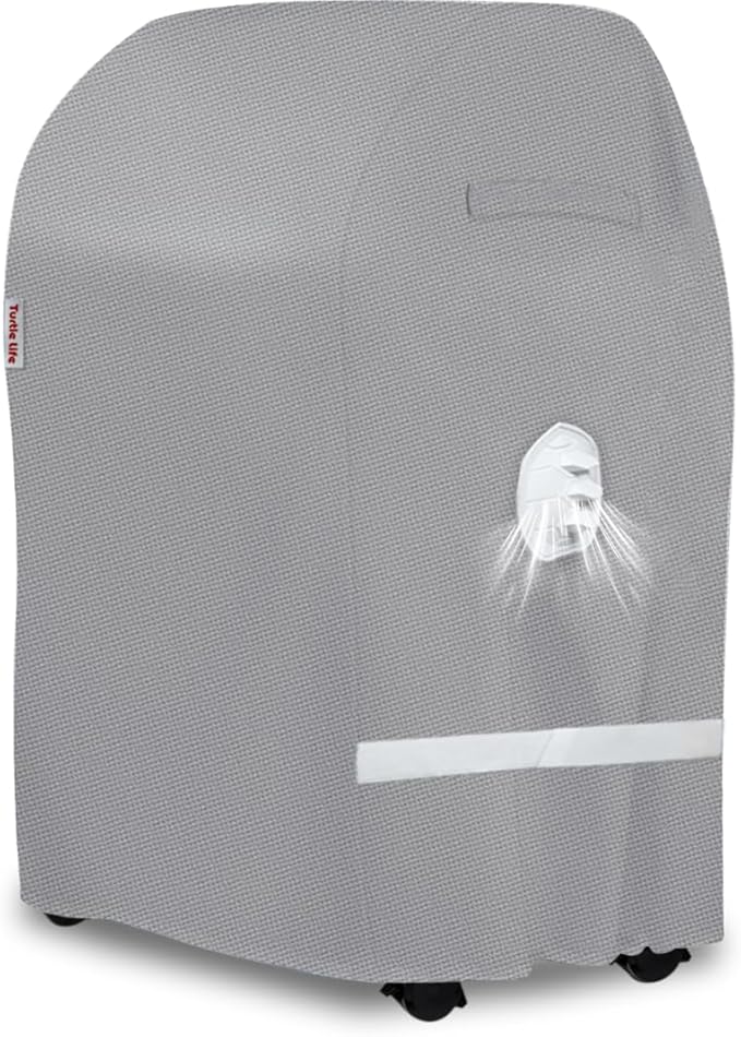 Turtle Life BBQ Grill Cover 32 Inch Heavy Duty Waterproof 2 Burner Barbecue Gas Grill Covers for Weber Spirit Char-Broil Performance Gray