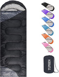 tuphen- Sleeping Bags for Adults Kids Boys Girls Backpacking Hiking Camping Microfiber Liner Cold Warm Weather 4 Seasons Indoor Outdoor Use Lightweight &amp Waterproof