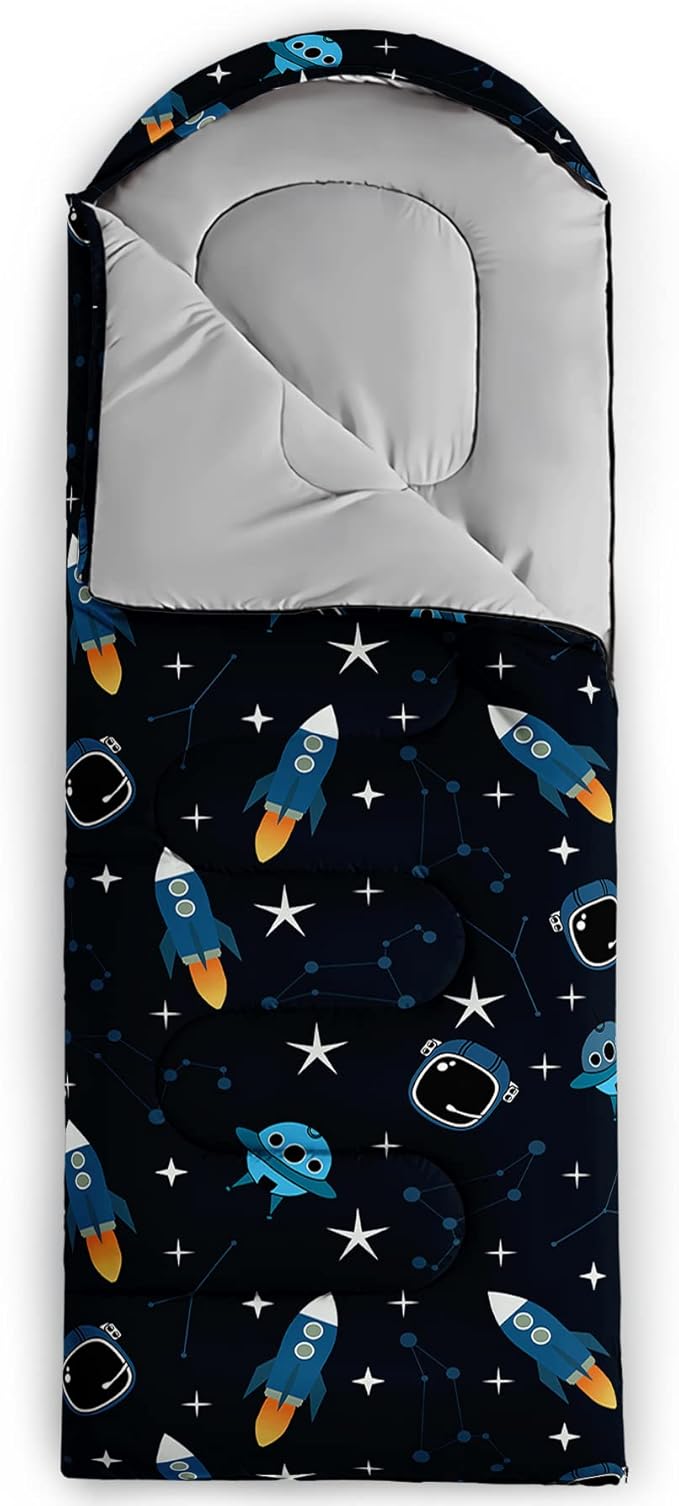 BailiPromise Camping Sleeping Bags3 Season Warm &amp Cool WeatherLightweightWaterproof Sleeping Bags for Adults &amp KidsTravelingand OutdoorsCamping Gear Equipment