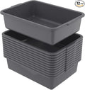 12 Packs Plastic Bus Tubs 15 L Restaurant Commercial Bus Box