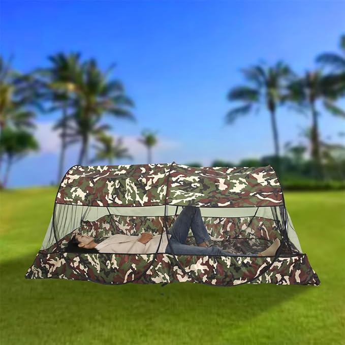 Mosquito TentFolding Netting Bed TentPortable Mosquito Netting with BottomCamping Tent Fine Mesh Mosquito Net for Adults Kids Travel Camping Backyards Canopy Outdoor (Sunshade 2 Person)