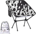 Honeybaby Folding Camping Chair Abstract Leopard Print Camping Chairs Lightweight Portable Chair Outdoor Foldable Chairs for Camping Travel Picnic Beach Hiking