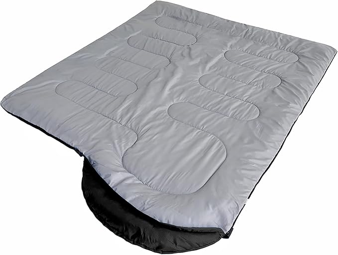 oaskys Camping Sleeping Bag - 3 Season Warm &amp Cool Weather - Summer Spring Fall Lightweight Waterproof for Adults Kids - Camping Gear Equipment Traveling and Outdoors