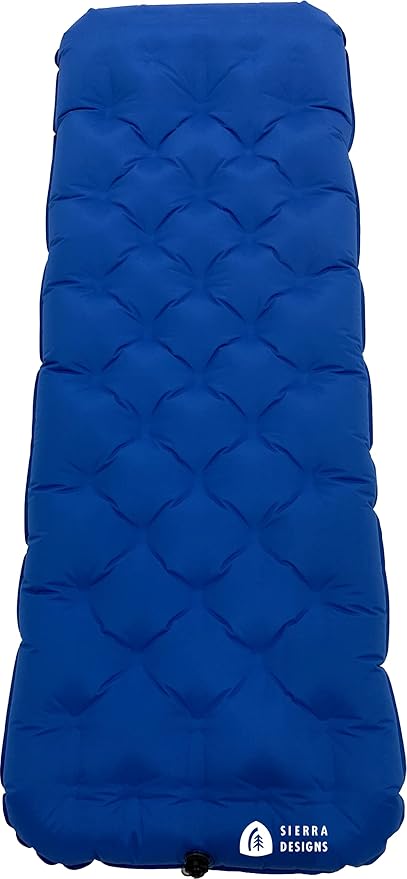 Sierra Designs Queen &amp Single Camping Air Bed Mattress for Car Camping Trave and Camp (Pump Included)