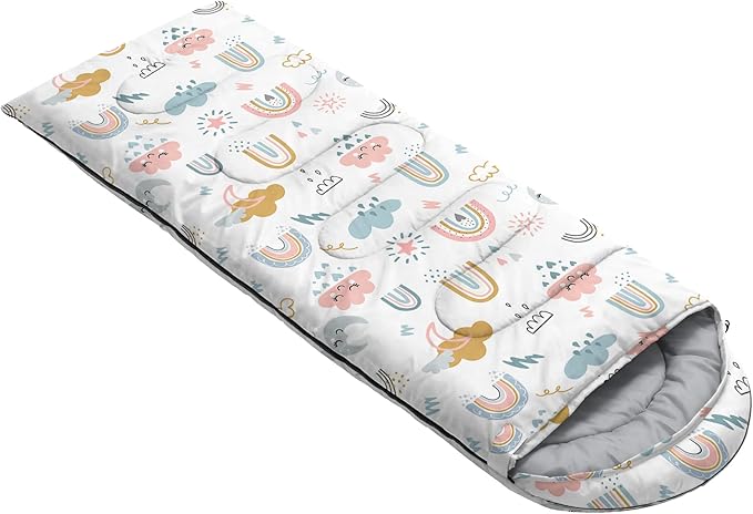 BSNTHO Camping Sleeping Bags3 Season Warm &amp Cool WeatherLightweightWaterproof Sleeping Bags for Adults &amp KidsTravelingand OutdoorsCamping Gear Equipment