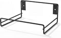 LEIFIDE Tray Stand Holder Wall Mount Heavy Duty Black Steel Plate Rack Shelf Large for Restaurant Kitchen Bar Service Areas Space Saving Storage Display Rack Pillow Organizer 10.25 x 9.25 Inches