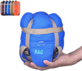 Warm Weather Sleeping Bag - Portable Waterproof Compact Lightweight Packable for Kids Teens Adults Camping Backpacking Hiking Spring Summer Fall