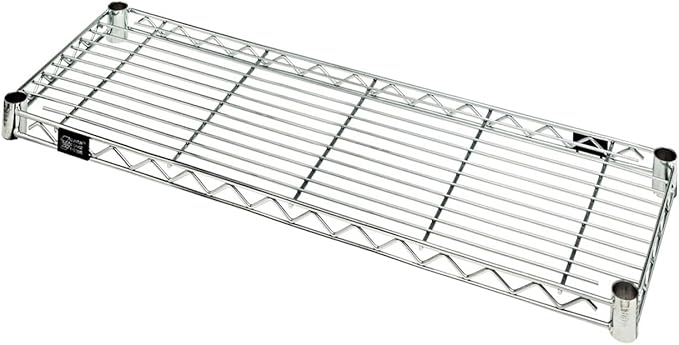 QUANTUM STORAGE SYSTEMS 3672C Wire Add-On Shelf Chrome 72 W x 36 D