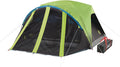 Coleman Carlsbad Dark Room Tent with Screened Porch 4/6 Person Tent Blocks 90% of Sunlight to Keep Inside Cool Weatherproof Shelter with Easy Setup Made of PFAS-Free Materials