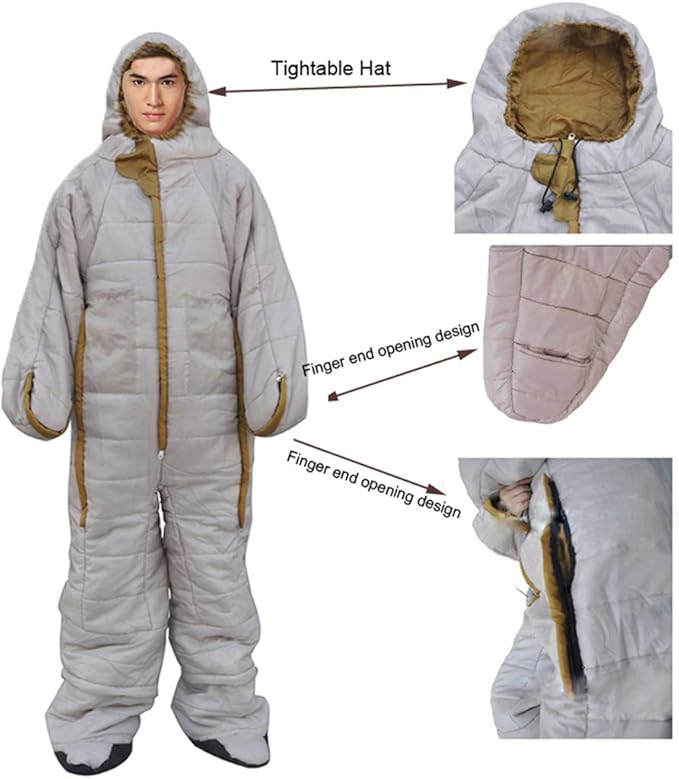 Gaorui Mummy Humanoid Outdoor Camping Winter Indoor Outdoor Portable Ultralight Warm Adult Windproof Sleeping Bag
