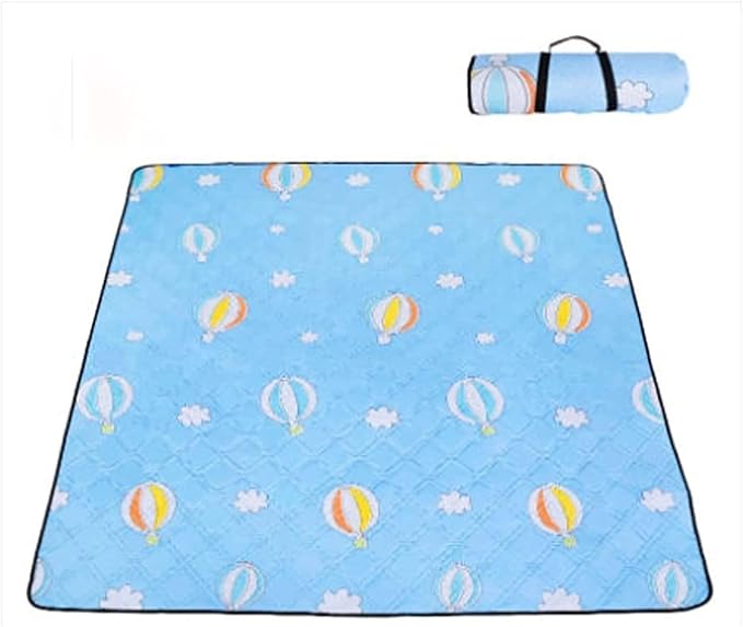 Beach Camping Picnic Blanket Oversized Hiking Park Waterproof Sand Free Handy Compact Mat Durable Foldable Machine Washable Rug for Travelling