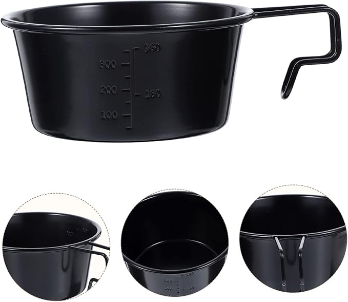 Mipcase 3pcs Stainless Steel Camping Bowl Lightweight Dish for Outdoor Cooking Picnic to Clean Smooth Camping Accessory for Food Preparation
