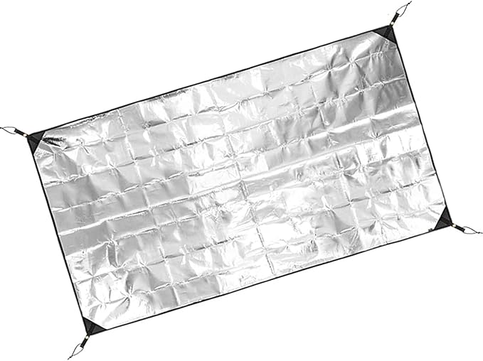 Outdoor Ground Mat Thickened Aluminum Foil Picnics Mat Sleep Tent Pad Thermal Insulating Mat Outdoor Accessories