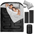 Double Sleeping Bags for Adults 2 Person Camping Sleeping Bag for Cold &amp Warm Weather