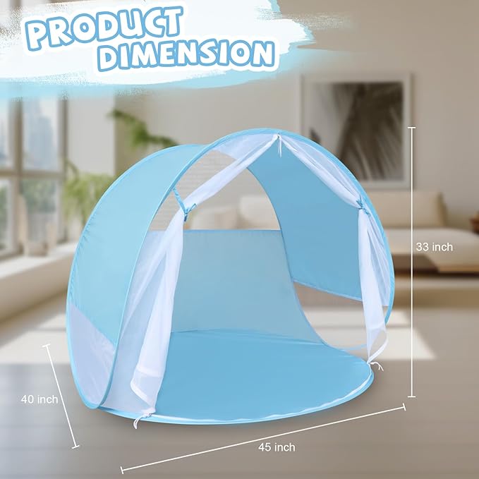 Action Air Portable Anti-UV Pop-Up Beach Tent- Ultimate Sun Shelter &amp Kids' Play Tent