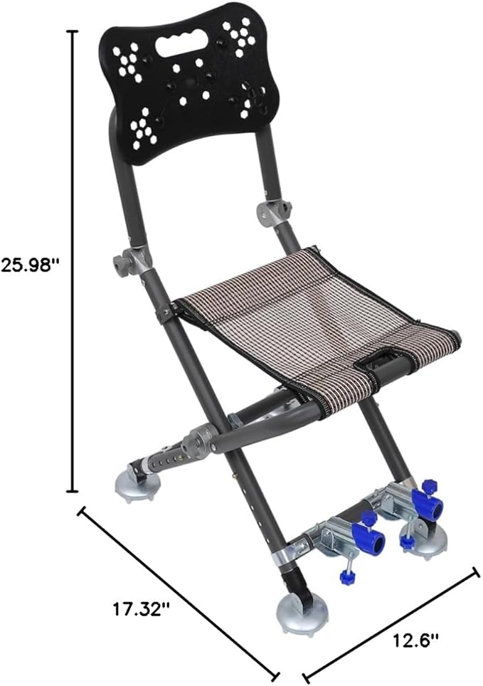 BESPORTBLE Ergonomic Portable Outdoor Chair Aluminum Plastic for Camping Fishing Garden