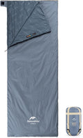 Naturehike Lightweight Compact Sleeping Bag 59℉/32℉ Envelope Ultralight Backpacking Sleeping Bag Portable Waterproof with Compression Sack for Cold&ampWarm Camping Traveling Hiking