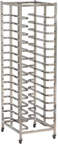 Quick Rack for Baking Pans15-Tier Heavy Duty Bread Pan Rack with Wheels - Commercial Stainless Steel Baking Speed Rack for Bakeries Restaurants and Catering Needs