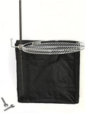 Portable ORB Campfire Grill 18 Dia HD Stainless Steel Rack with 2 Piece Stake Free Carrying bag 9 lbs.