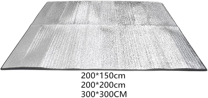 Aluminium Sleeping Mat Camping Mat Waterproof Aluminum Foil Sleeping Pad for Hiking Picnic Outdoor