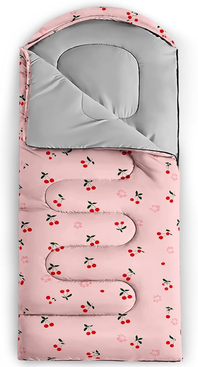 AILONEN Outer Space Astronaut Camping Sleeping BagsLightweight &amp Waterproof3 Season Warm &amp Cool WeatherCartoon Sleeping Bags for KidsBoys Girls TravellingOutdoors