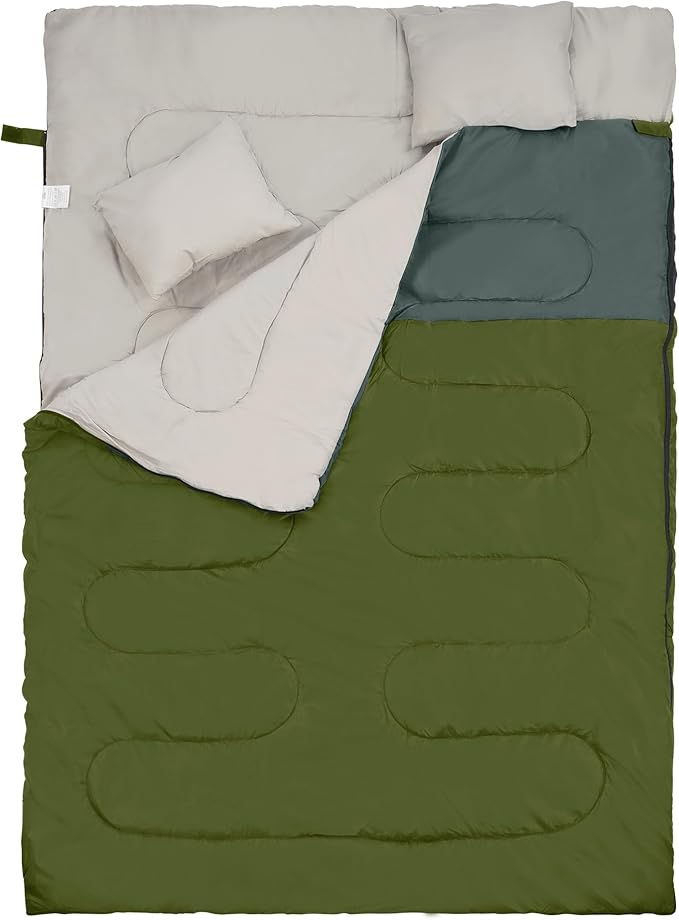Elevon Sleeping Bag for Adults Teens Kids Cold Warm Weather Portable Waterproof &amp Lightweight Compact with Compression Sack for 3-4 Seasons Camping Backpacking Hiking Travel Indoors Outdoor