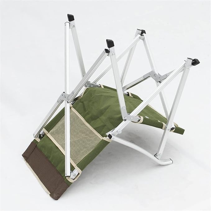 Outdoor Aluminum Alloy Folding Fishing Chair for Beach Camping and Nap Portable Lounge Chair for Leisure and Back Support