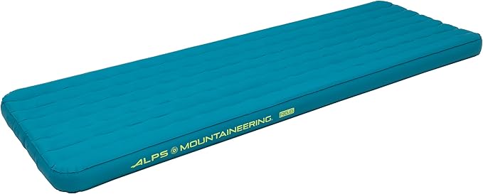 ALPS Mountaineering Pioneer Insulated Air Pad – Lightweight 4-Season Sleeping Pad with R-Value 6.6 Recycled Ripstop Fabric Reflective Heat Layers Pump Sack &amp Repair Kit for Camping and Backpack