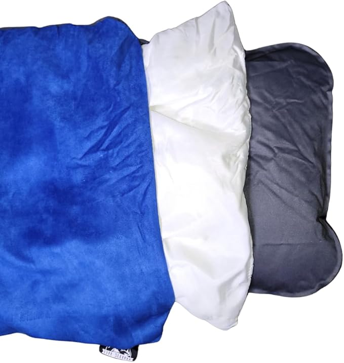 Lite Sleeper The Pillow (Blue &amp Burnt Orange) Blue