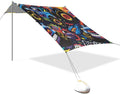 Beach Tent Sun Shelter Naughty Monster Trucks Lightweight &amp Easy Setup Beach Shade Canopy for Camping Fishing