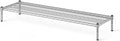 21 x 72 Chrome Wire Dunnage Shelf 8 Height – Heavy-Duty Steel Storage Platform Rust-Resistant NSF Certified Easy to Clean for Walk-in Coolers Freezers Restaurants Warehouses