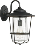 Capital Lighting 9602OB Creekside Seeded Glass Outdoor Wall Sconce 1-Light 100 Watt 16 H x 11 W Old Bronze