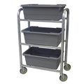 UltraSource Industrial Poly Tote Carts (3 Lug Vertical - 29 D x 16 W x 44 H)